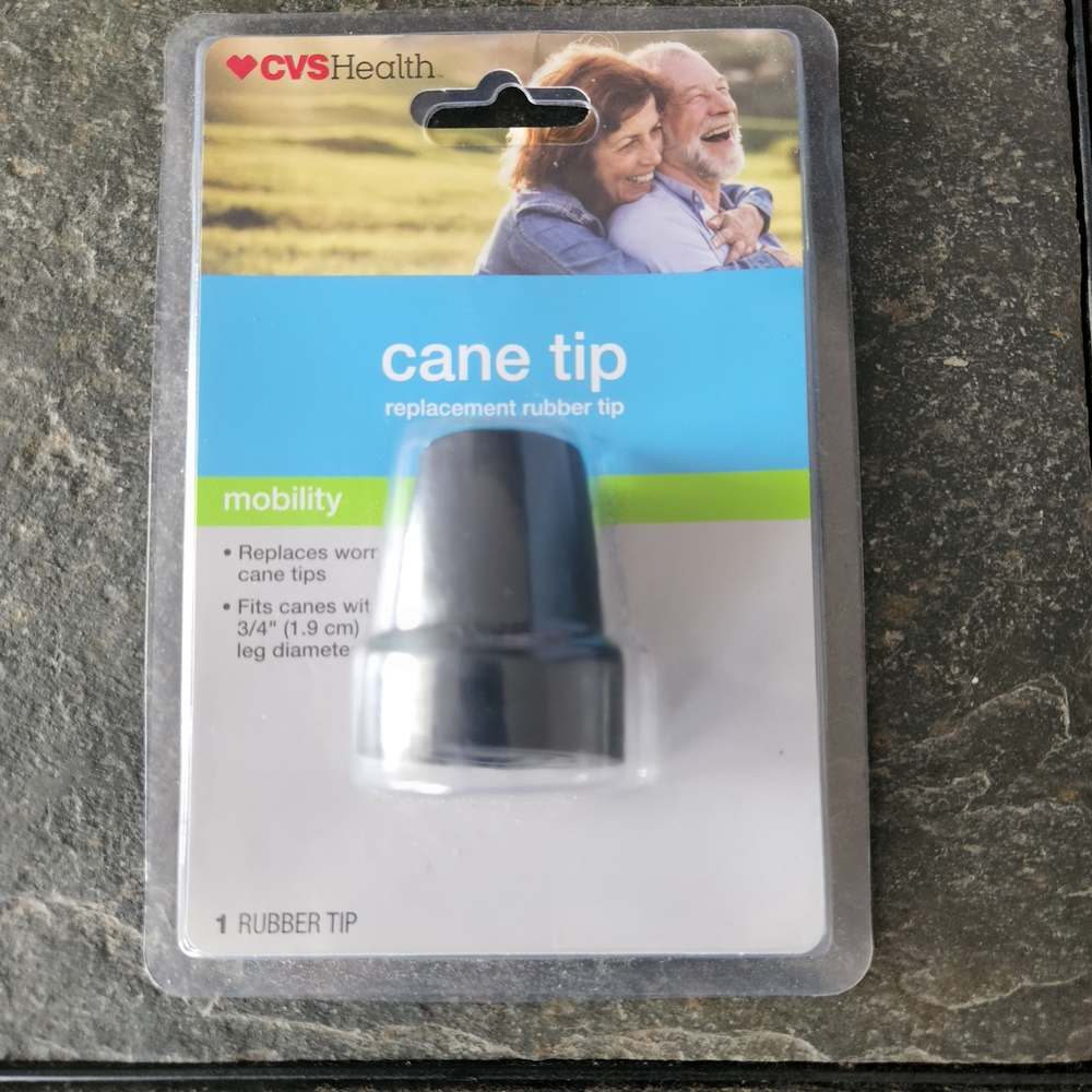 Black Cane Tip